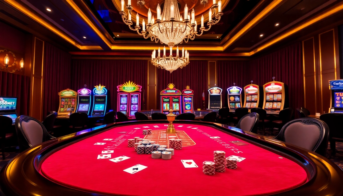 Experience excitement at s8net.com with vibrant gamblers engaging in high-stakes poker.