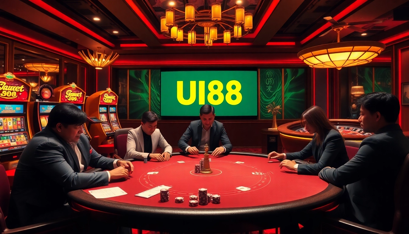UU88 guarantees thrilling gameplay with sophisticated poker tables and dazzling casino elements.