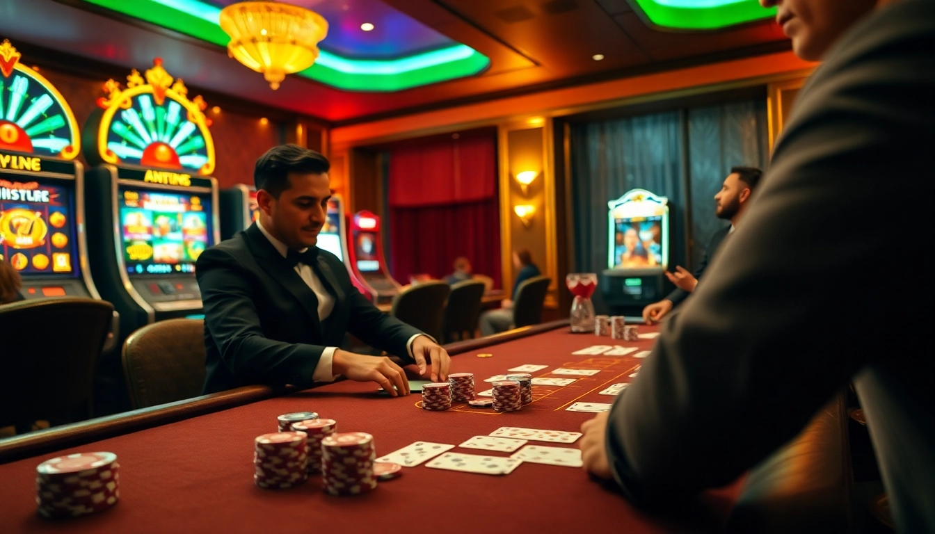 Experience the thrill of casino live sans KYC with vibrant games and engaged players at the table.