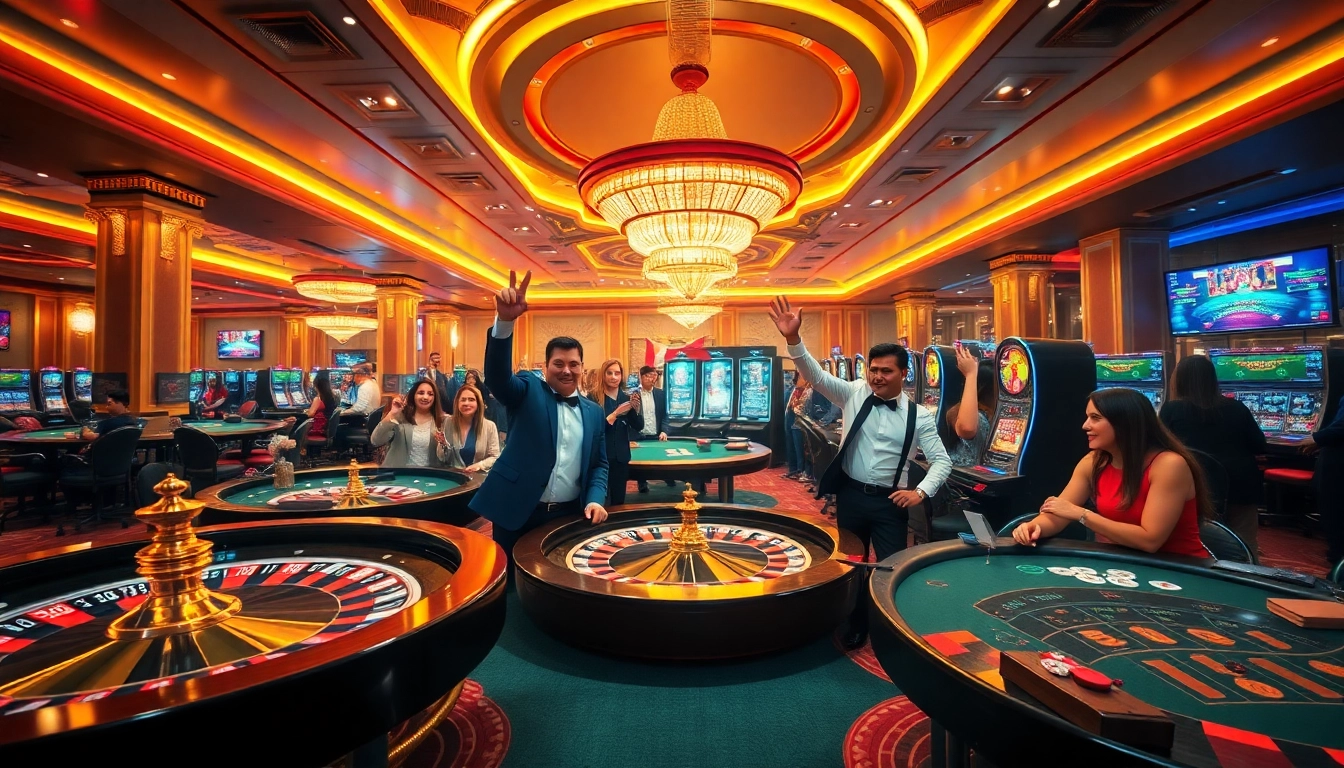 Experience the thrill of winning at https://s8net.com/ casino with vibrant tables and excited players.