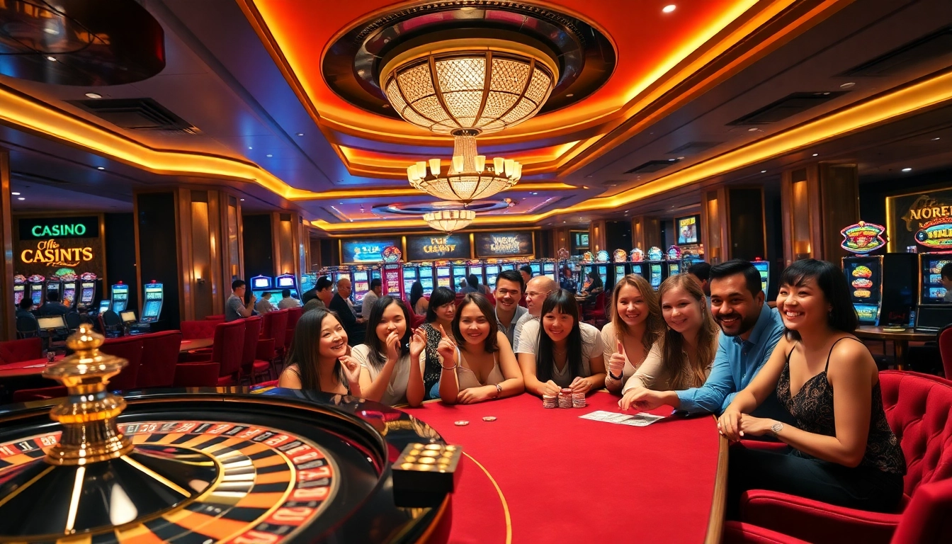 Experience the thrill of gambling at Nhà cái C168 with poker tables and vibrant casino ambiance.