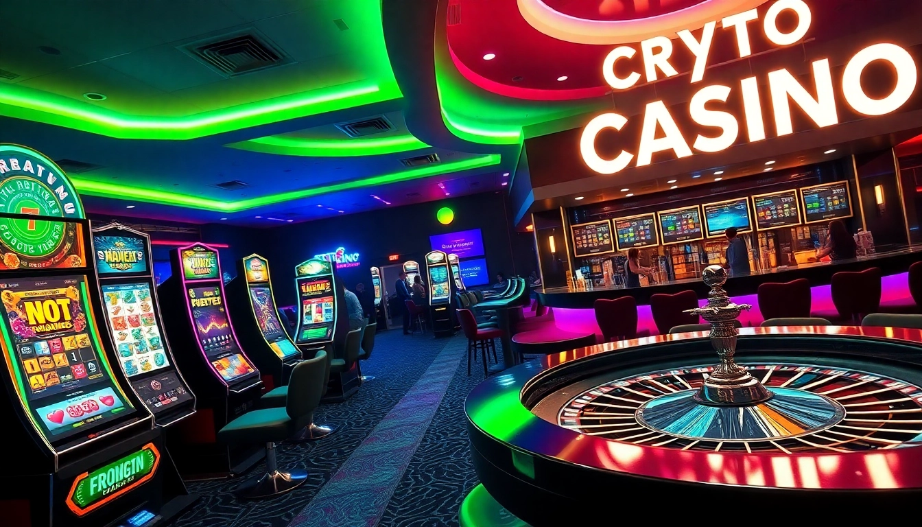 Jouer dans le meilleur casino crypto, avec des jeux numériques colorés et une ambiance énergétique.
