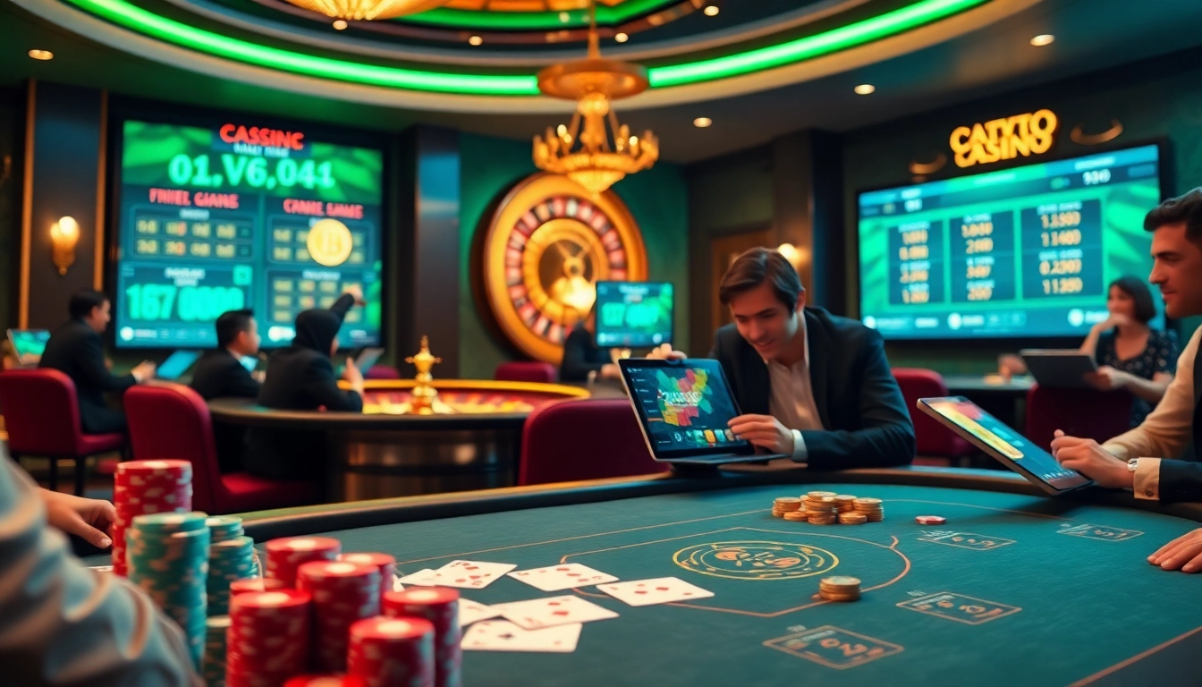 Vivez l'excitation du casino en crypto avec des jeux de poker dynamiques et des paris numériques.