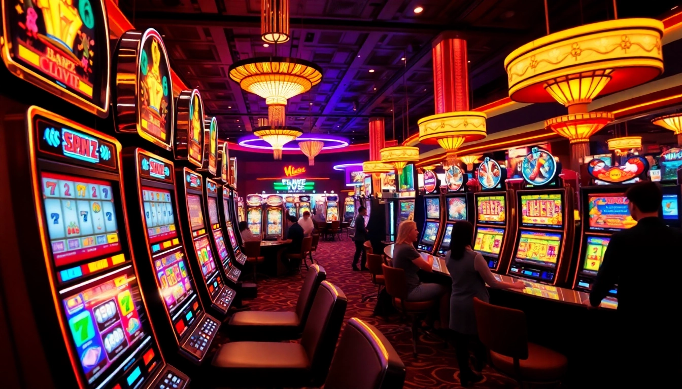 Découvrir le meilleur casino en ligne avec des machines à sous animées et un éclairage néon vivant.