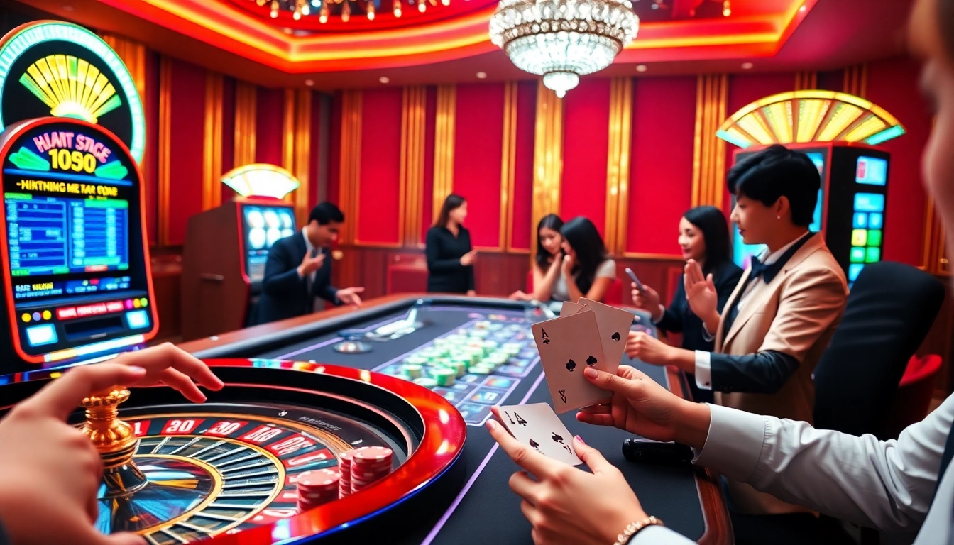 Experience the thrill of winning at 789P with vibrant casino tables and exciting gaming action.