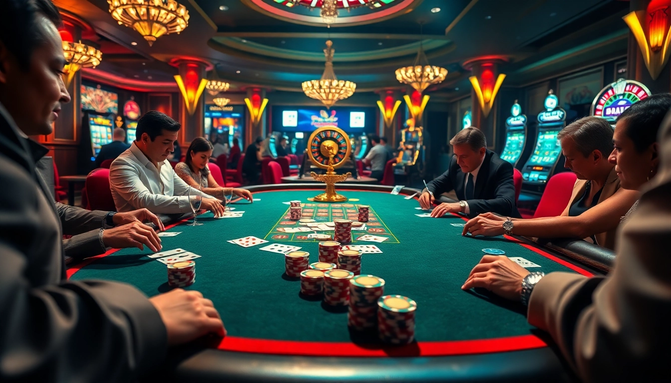 Glowing poker chips and cards at a high-stakes game from https://78winn.co/ showcasing excitement and luxury.